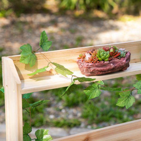 Pflanztisch Gärtnertisch Waschbecken Blumentisch Massivholz, Natur - Palo24