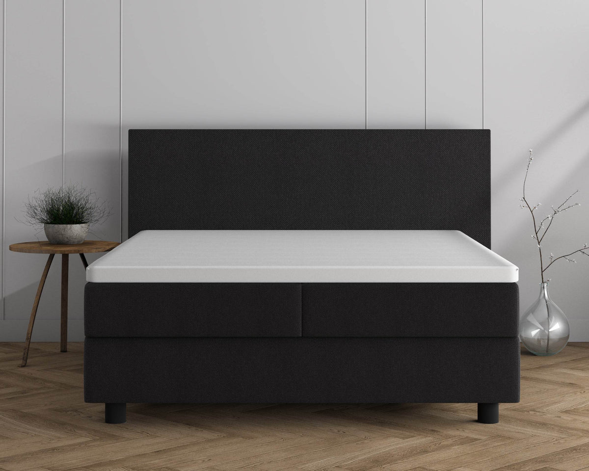 Doppelt Jersey 220 gr. Topper Spannbettlaken Weiss 140 x 200/220 cm - Palo24