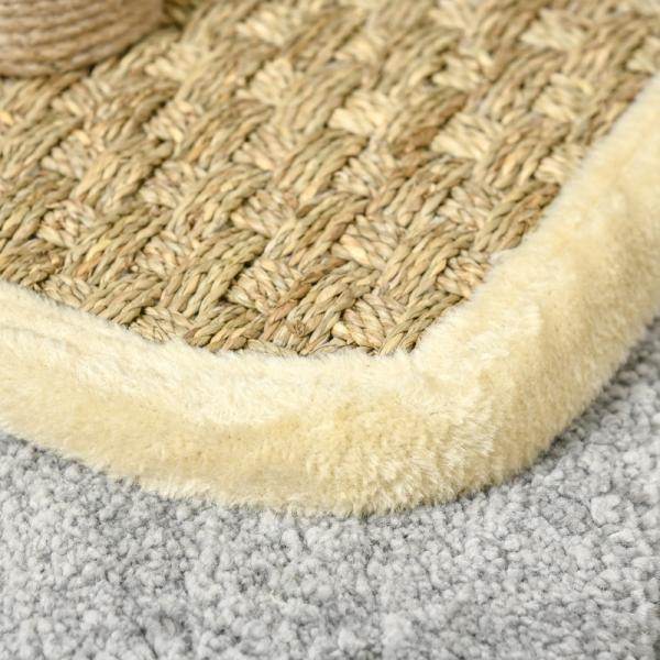 Katzenkratzbaum Klein Katzenbaum Katzenspielzeug Kletterbaum Jute Khaki+Hellbraun - Palo24