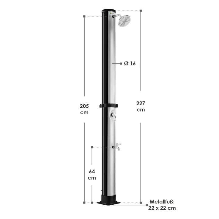 Doccia solare Victoria 40 litri