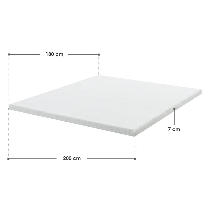 Topper 180x200 cm memory foam, H2 - H3