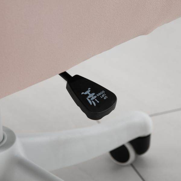Bürostuhl mit Vibrationsfunktion USB-Schrittstelle Massagefunktion Lendenkissen höhenverstellbar Rosa - Palo24