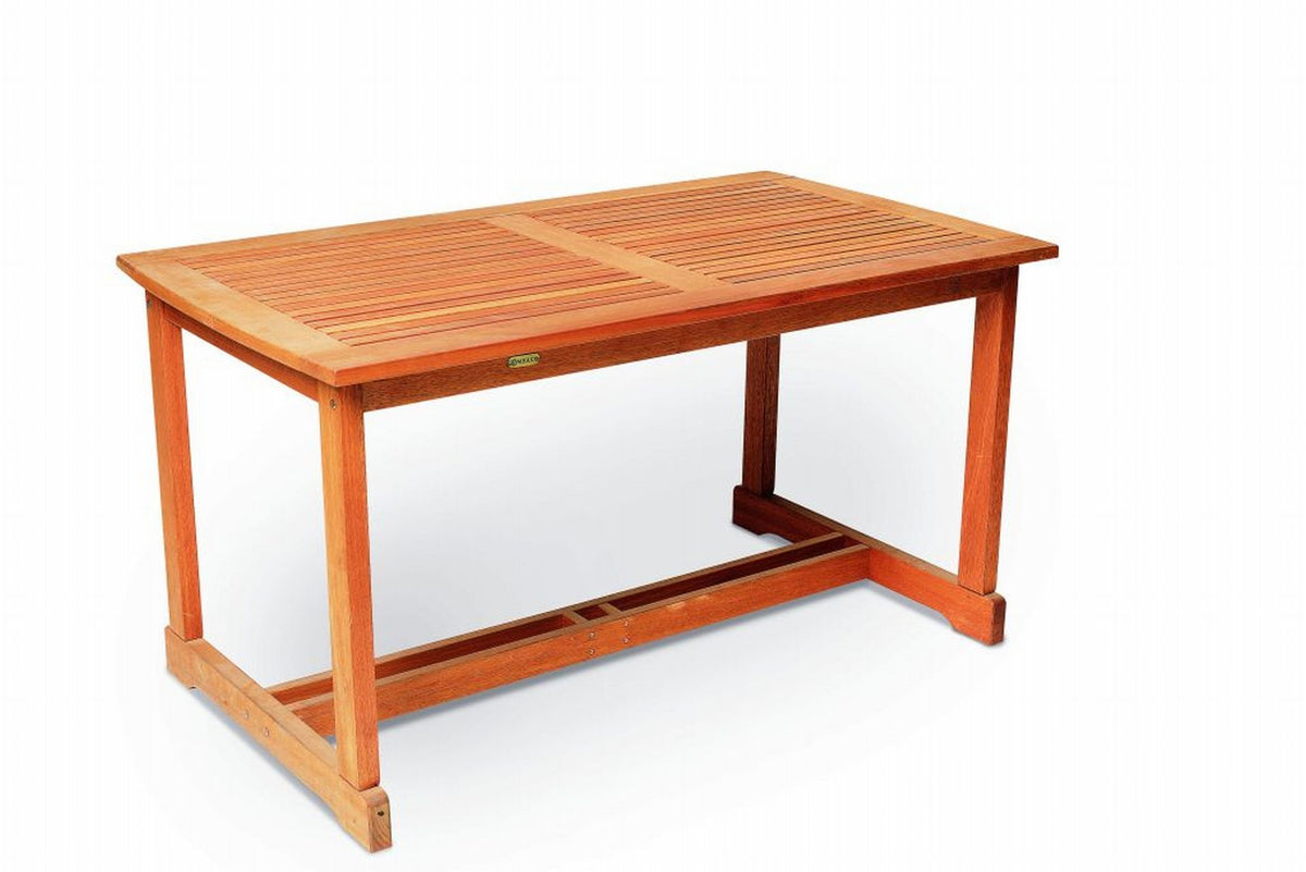Table MARACAIBO 140x80cm, eucalyptus huilé, certifié FSC®