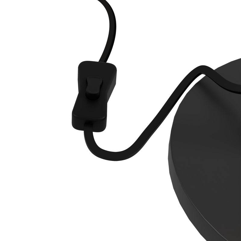 Tischlampe inkl. LED höhenverstellbar, schwarz+Holz - Palo24