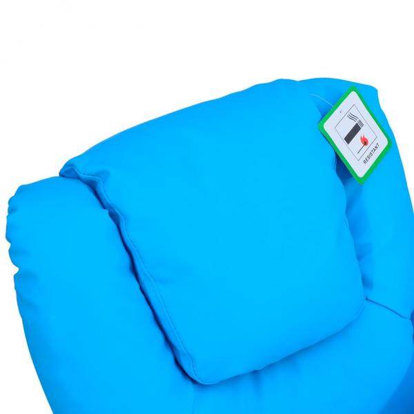 Kindersessel Minisessel Kindersofa für 3-6 Jahre alt Liegefunktion Blau - Palo24