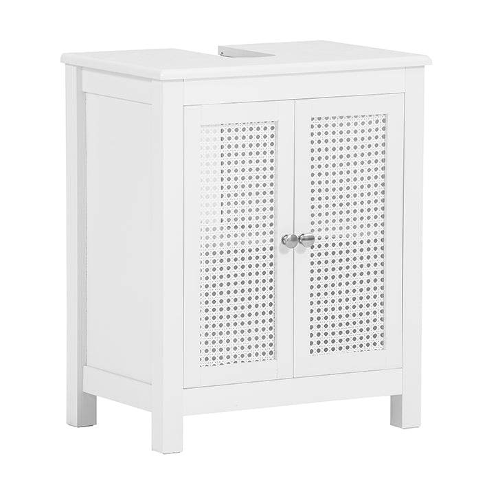 Waschbeckenunterschrank | Badezimmerschrank Weiss Landhaus | BZR35-W - Palo24
