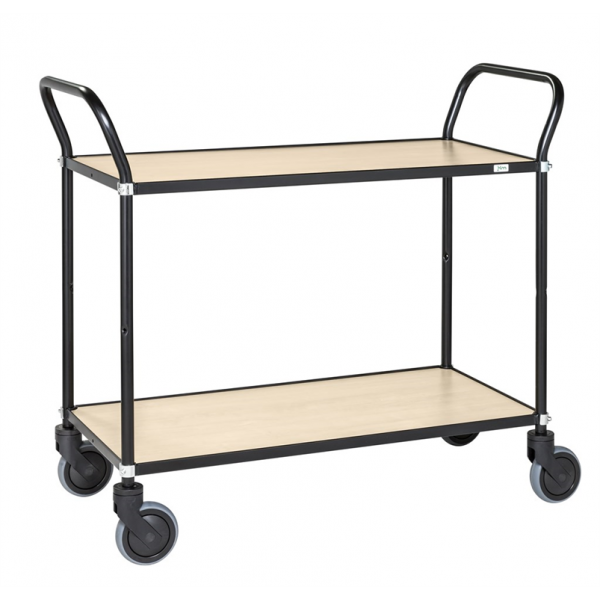 Eleganter Design Servierwagen melaminbeschichteten Böden - Palo24
