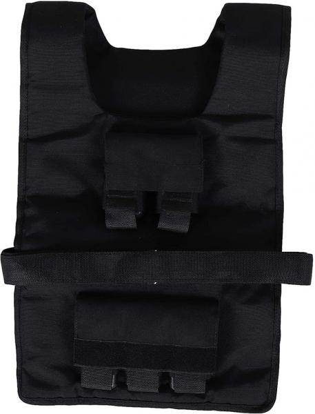 30 kg Trainingsweste Gewichtsweste Krafttraining Fitness Oxford Eisen Schwarz - Palo24