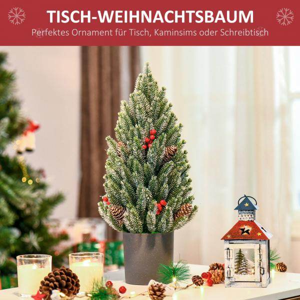 Künstlicher Weihnachtsbaum 27 cm x 27 cm x 47 cm - Palo24