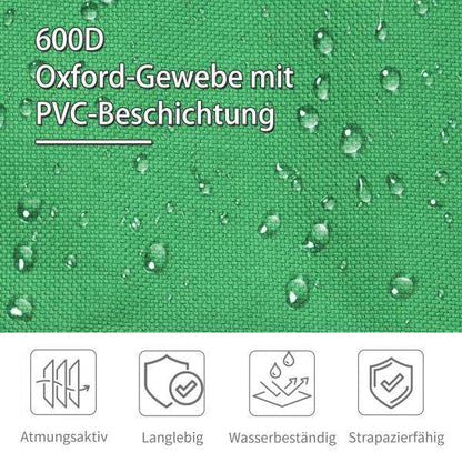 Campingbett Breite klappbar Einzelperson grün schwarz - Palo24