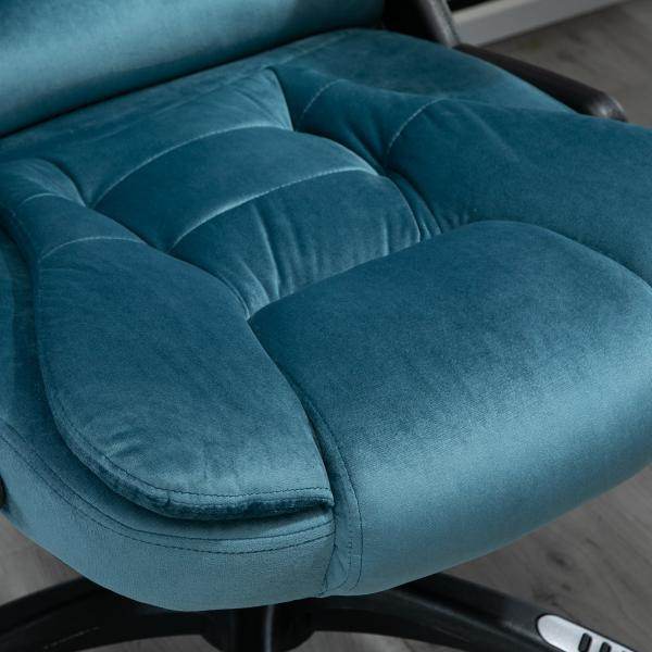 Massagesessel Chefsessel Gamingstuhl Drehstuhl Massagebürostuhl Blau - Palo24