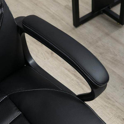 Massagebürostuhl Gamingstuhl 6 Vibrationspunkte schwarz - Palo24