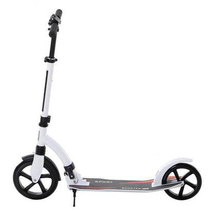 Kinderscooter Kickscooter Tretroller Höheverstellbar Alu Weiss - Palo24