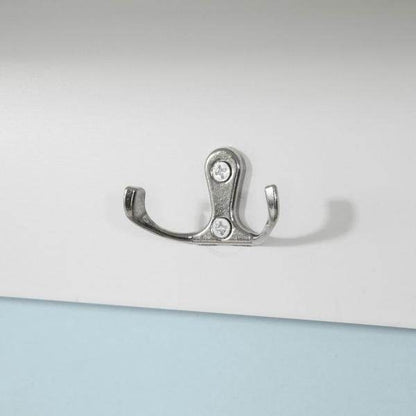 Wandgarderobe Kleiderhaken Flurgarderobe Weiss-Hellgrau - Palo24