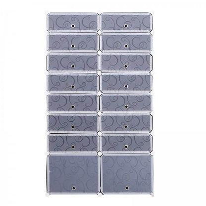 Schuhschrank DIY Schuhregal Regalsystem 16 Würfel - Palo24