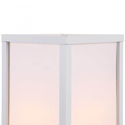 Stehleuchte Beleuchtung mit 3 Regalen E27 bis 40W E1-MDF Weiss - Palo24