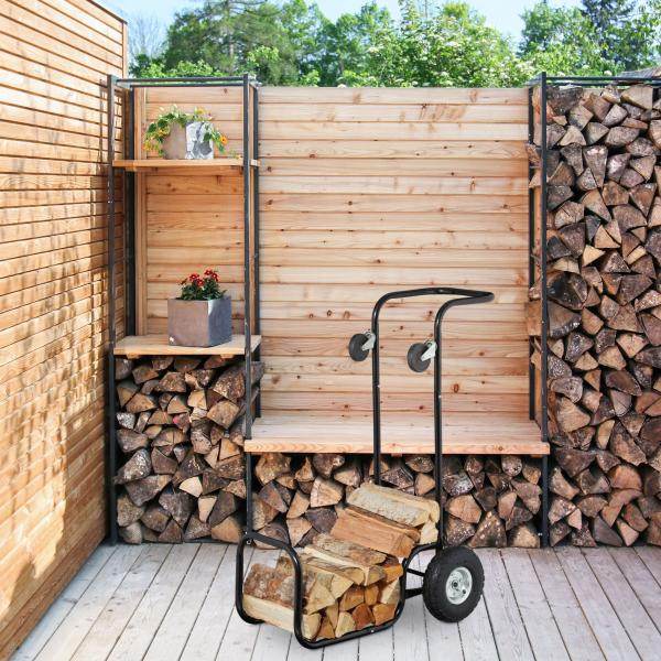 Kaminholzwagen 2in1 Holztransportwagen - Palo24