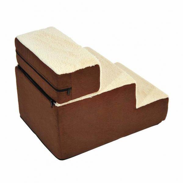Haustiertreppe | Einstiegshilfe | 54 x 40 x 39cm | Beige - Palo24