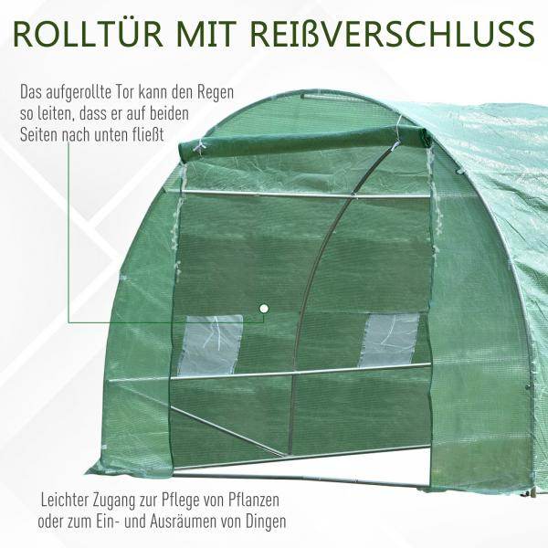 Foliengewächshaus Tomatengewächshaus Treibhaus Frühbeet - Palo24