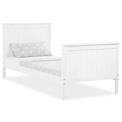 Jugendbett Einzelbett Holzbett Bettgestell 90x200 weiss Tagesbett Bett Kiefer - Palo24