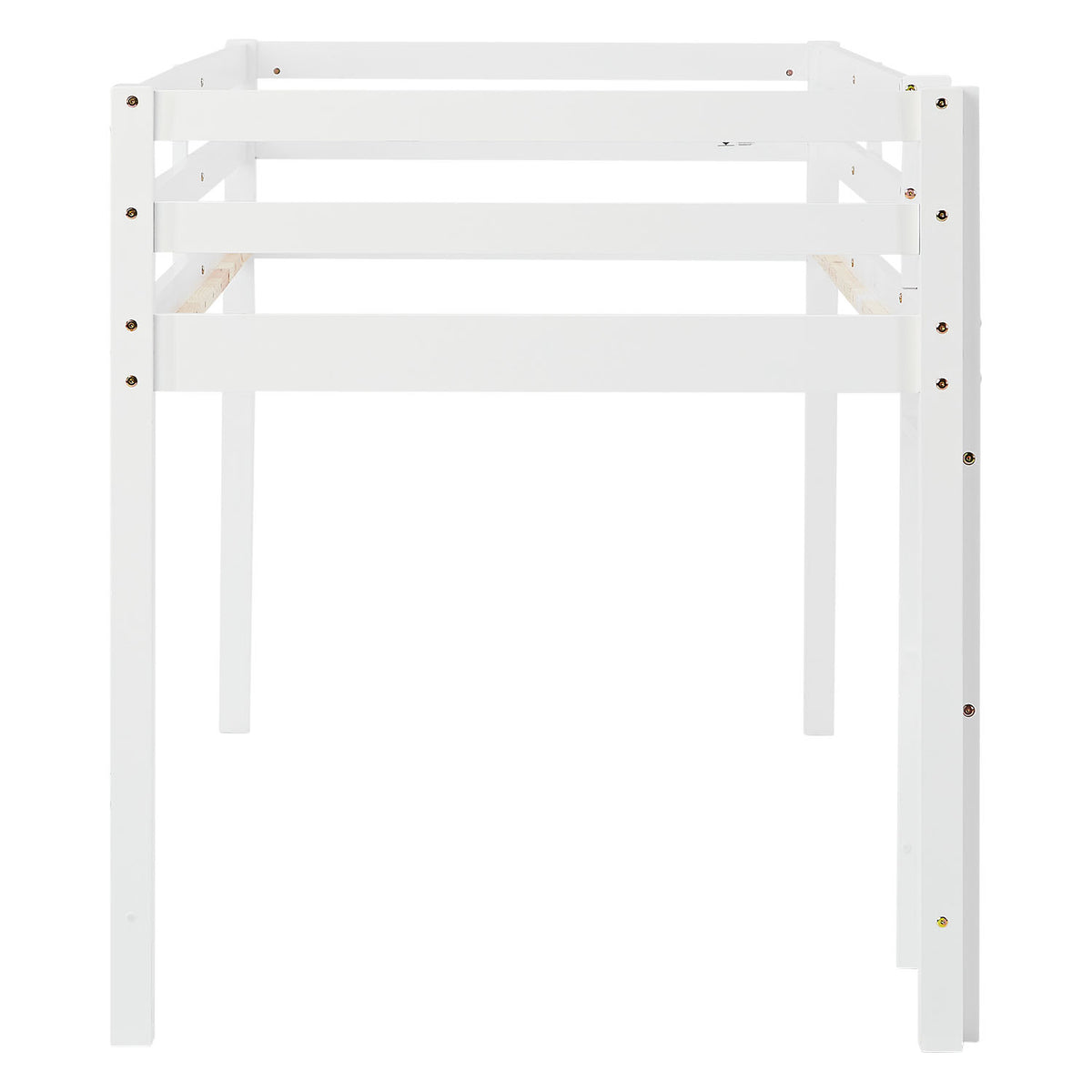 Lit mezzanine lit ludique lit enfant échelle pin blanc 90x200 lit jeunesse massif