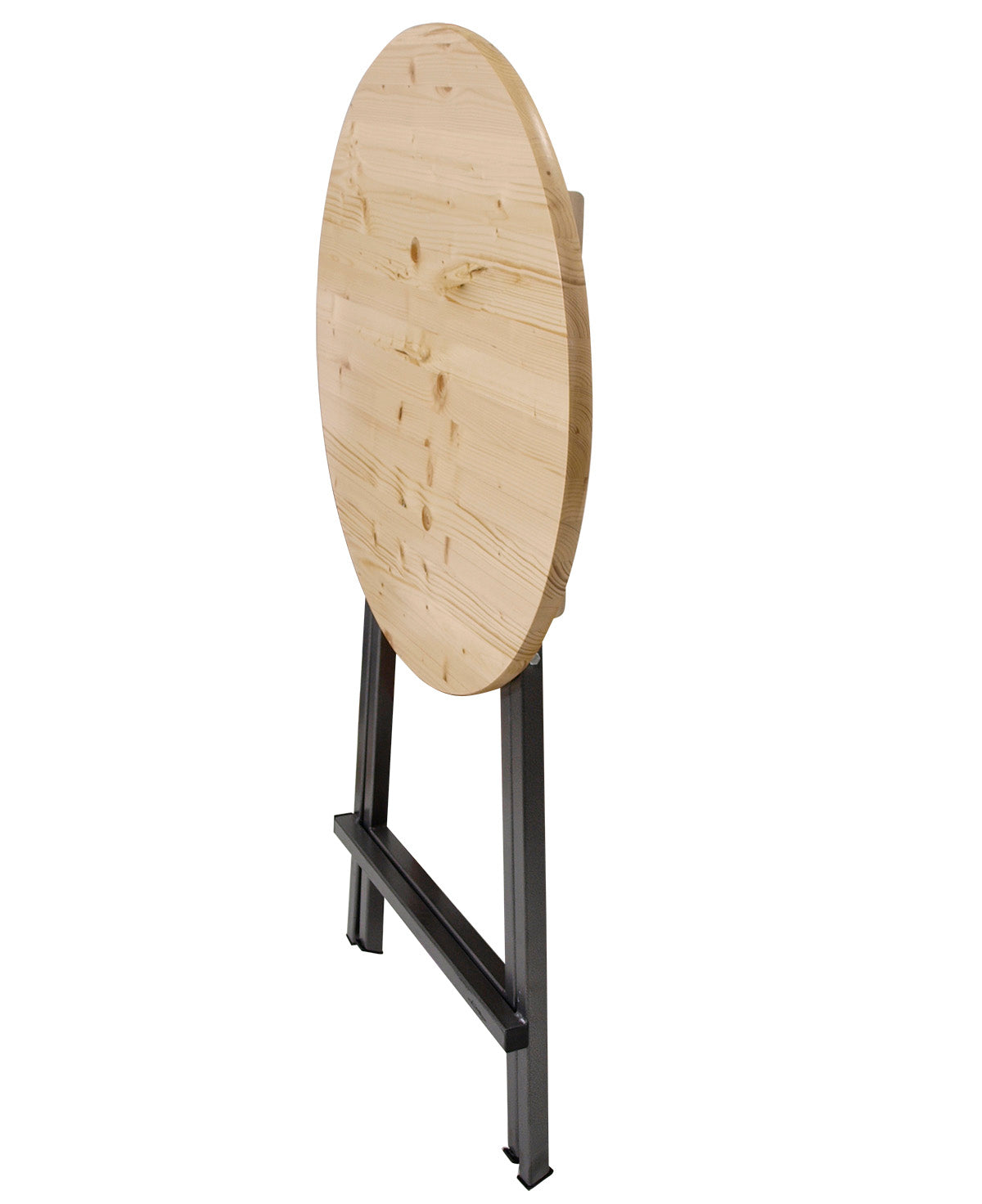 Tavolo da bar ZÜRICH 78cm pieghevole, metallo + legno verniciato