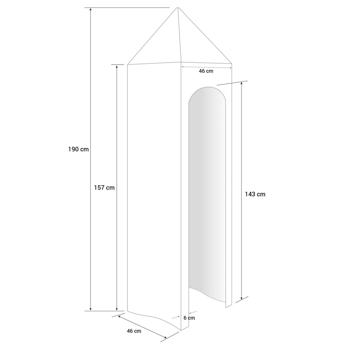 Hochbett 90x200 cm mit Leiter Rutsche Turm Bettgestell Holz Massiv Blau Grün - Palo24