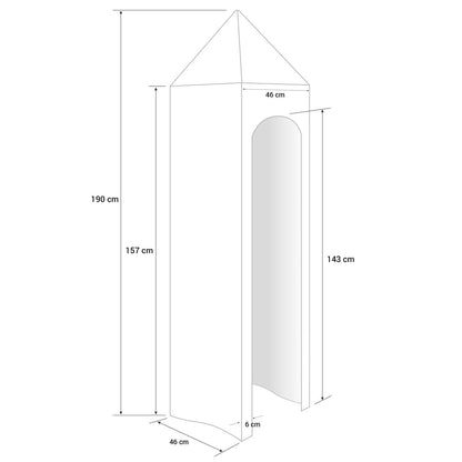Hochbett 90x200 cm mit Leiter Rutsche Turm Bettgestell Holz Massiv Blau Grün - Palo24