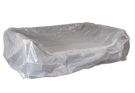 Abdeckhaube Loungeset Liegeinsel 245x165x80cm, PE transparent