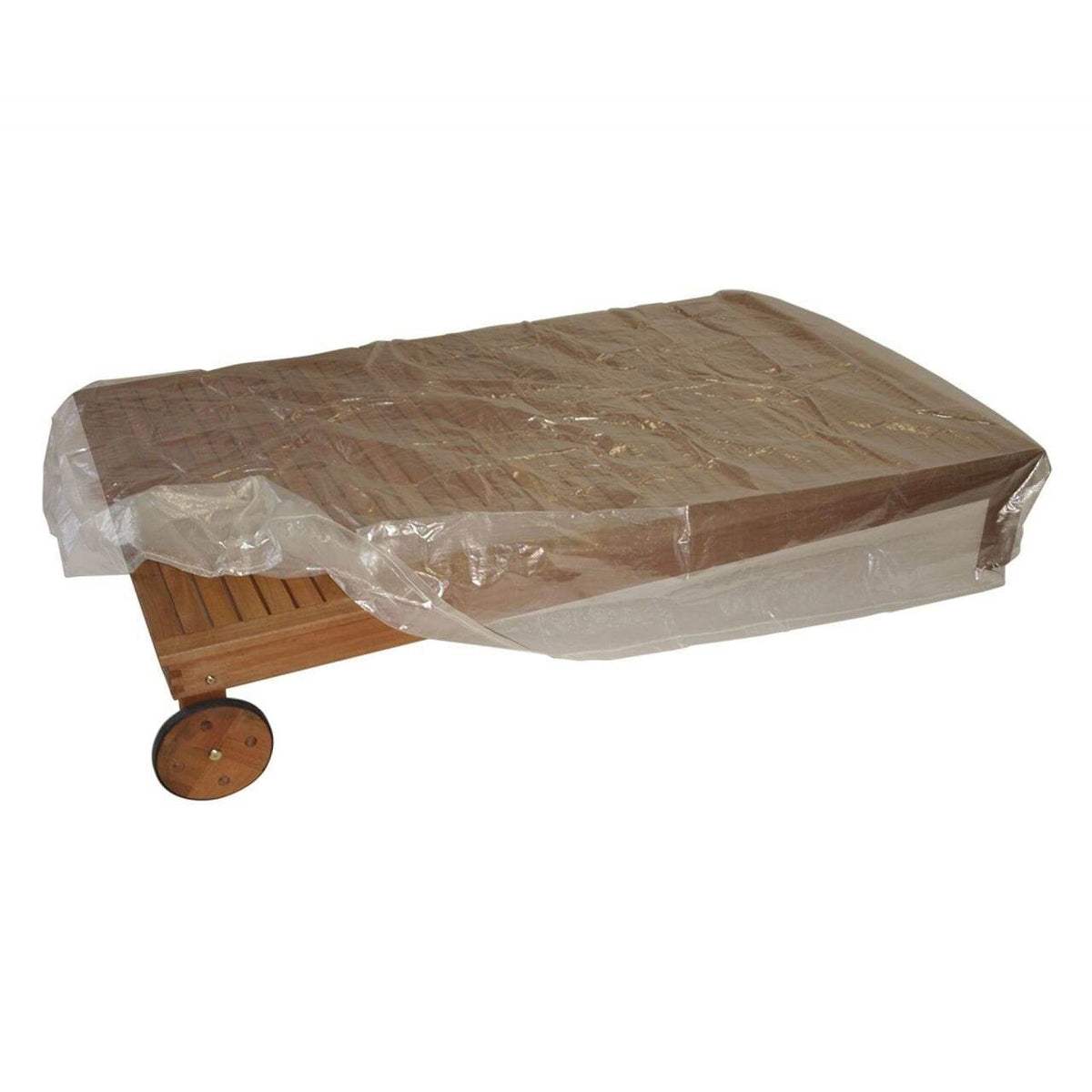 Abdeckhaube Doppel-Sonnenliege 220x165cm, PE transparent - Palo24