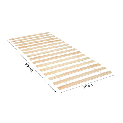 Lattenrost 90x200 Rollrost Holz Kiefer Massiv Rolllattenrost 16 Latten