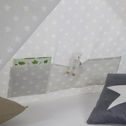 Kinderbett TIPI 90x200 mit 2 Bettkästen grau Holzbett Indianer Bett Hausbett Spielbett - Palo24