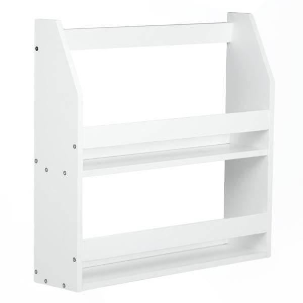 Regal Wandregal Hängeregal Bücherregal Holzregal Holz Weiss - Palo24