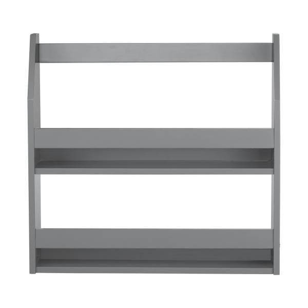 Regal Wandregal Hängeregal Bücherregal Holzregal Holz Grau - Palo24