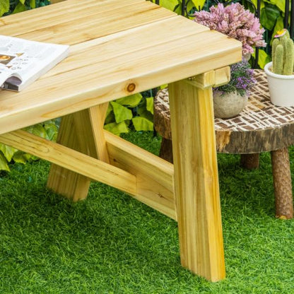 Gartenbank für 2 Personen Tannenholz - Palo24