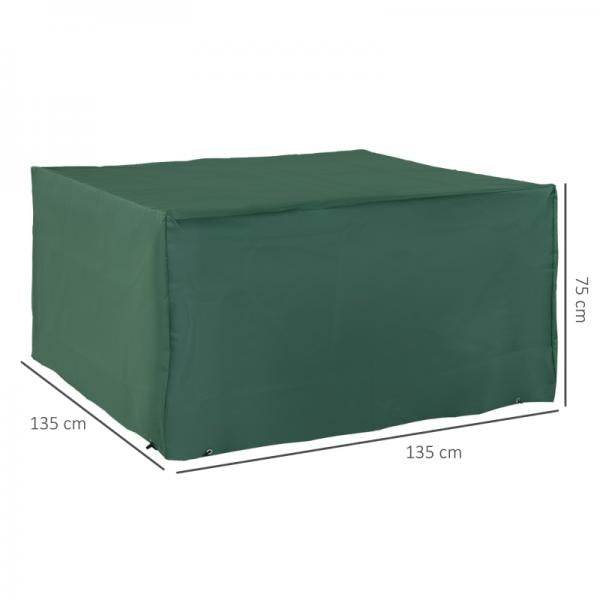 Schutzhülle Abdeckplane für Gartenmöbel 135x135x75cm - Palo24