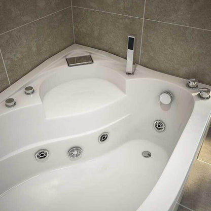 Eckwhirlpool Badewanne CAPRI 150cm x 100cm Links - Palo24