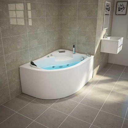 Eckwhirlpool Badewanne CAPRI 150cm x 100cm Links - Palo24
