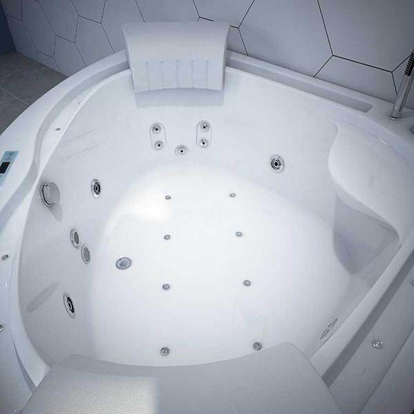 Eckwhirlpool Badewanne ANDROS 160x160 - Palo24