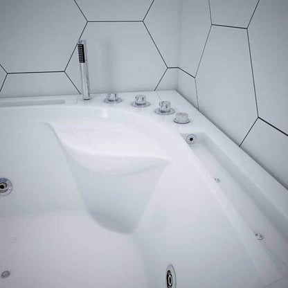 Eckwhirlpool Badewanne ANDROS 160x160 - Palo24