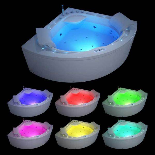 Eckwhirlpool Badewanne ANDROS 160x160 - Palo24
