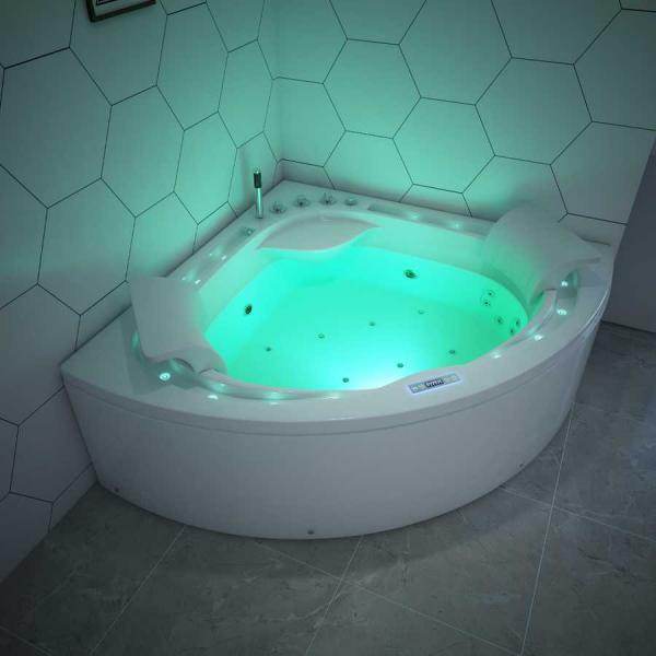 Eckwhirlpool Badewanne ANDROS 160x160 - Palo24