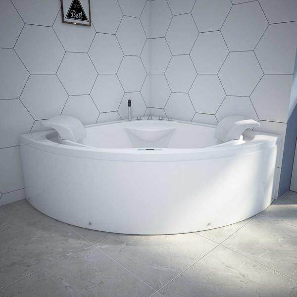 Eckwhirlpool Badewanne ANDROS 160x160 - Palo24