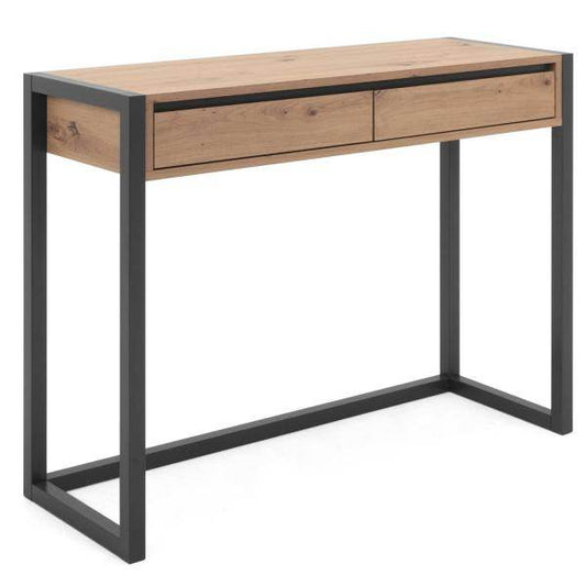 Konsolentisch Beistelltisch Flurtisch Holz Sideboard Anrichte 2 Schubladen - Palo24