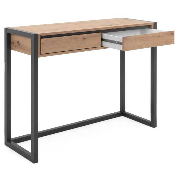 Konsolentisch Beistelltisch Flurtisch Holz Sideboard Anrichte 2 Schubladen - Palo24