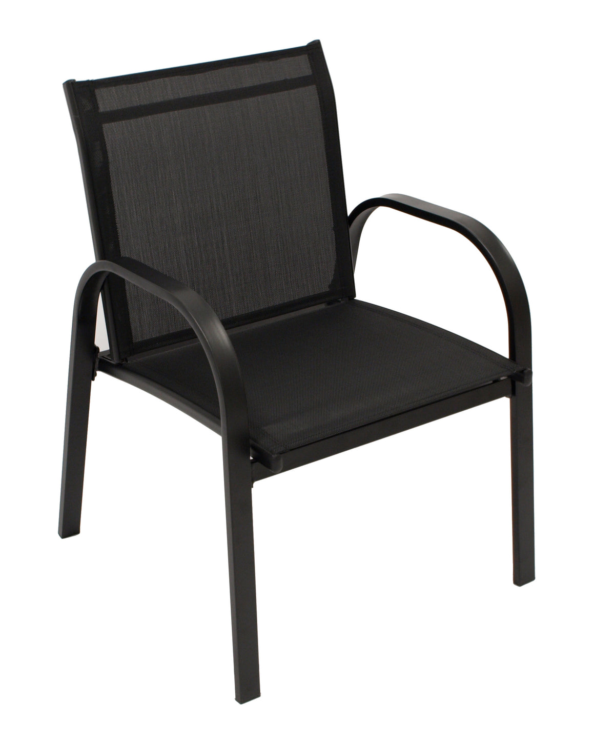 Lounge Set Sitzgruppe ARONA 4-teilig, Metall + Kunstgewebe schwarz
