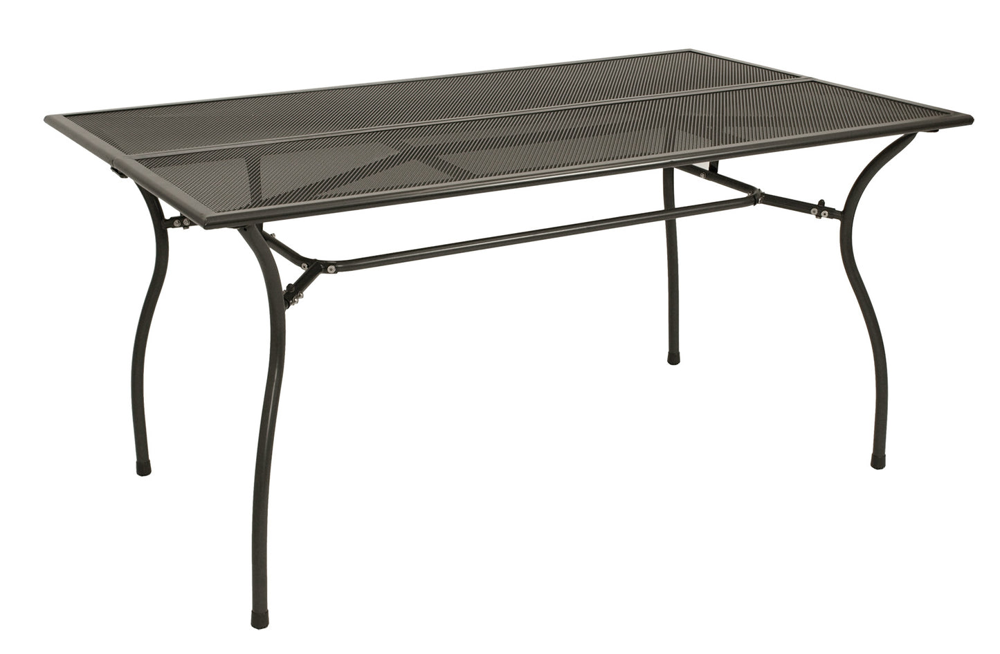 Ensemble de salon CLASSIC, 5 pièces, métal déployé anthracite (table 90x150cm)
