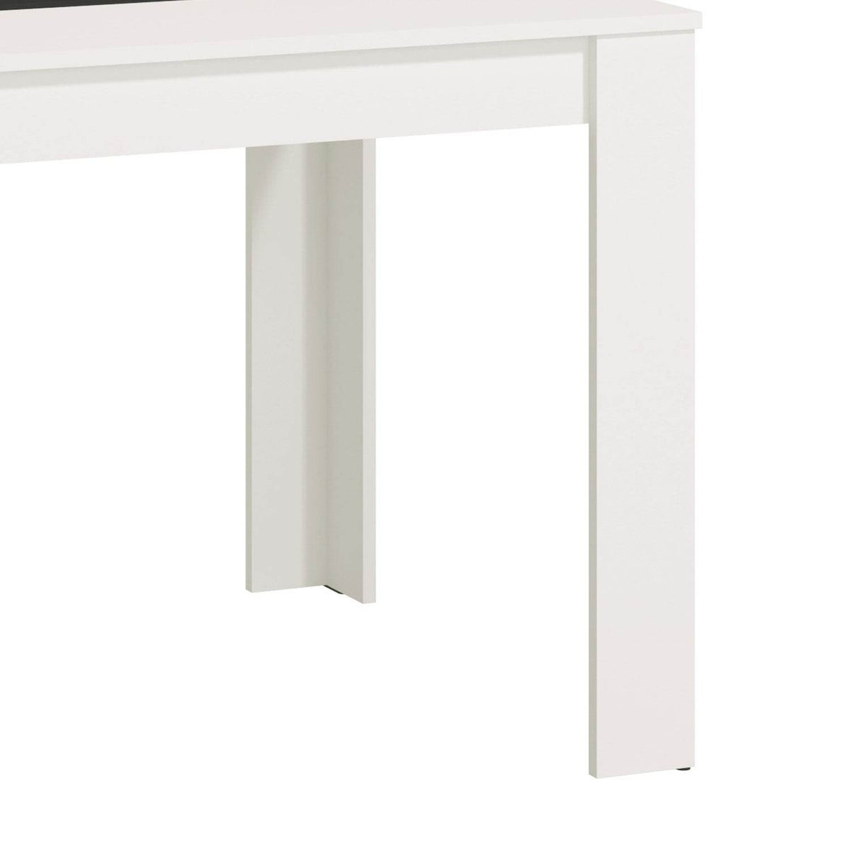 Esszimmertisch Holztisch 135x80 cm Massiv Weiss - Palo24