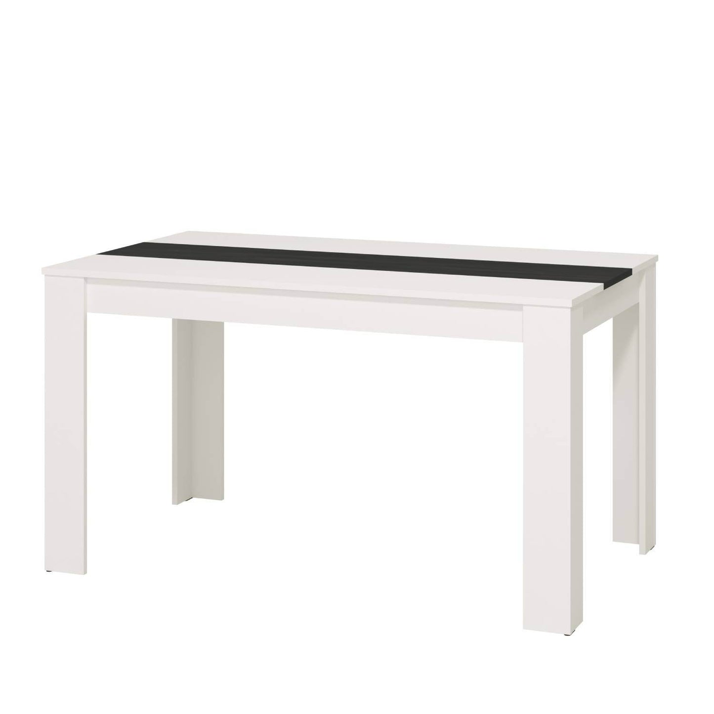 Esszimmertisch Holztisch 135x80 cm Massiv Weiss - Palo24