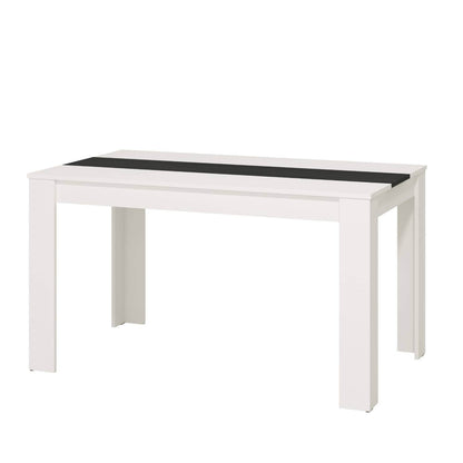 Esszimmertisch Holztisch 135x80 cm Massiv Weiss - Palo24